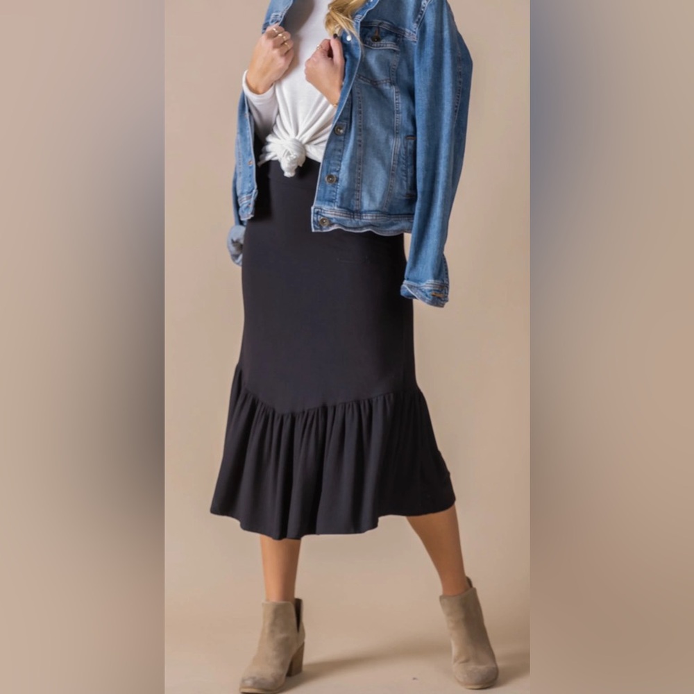 Agnes & Dora boho midi skirt